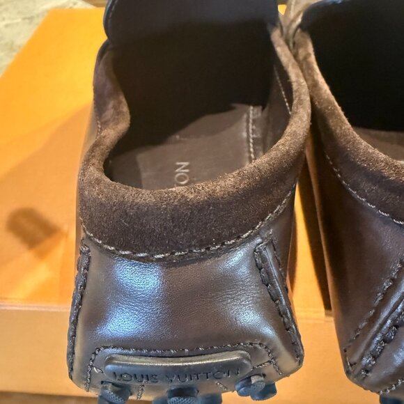 LV Monogram Leather Drivers main image 12